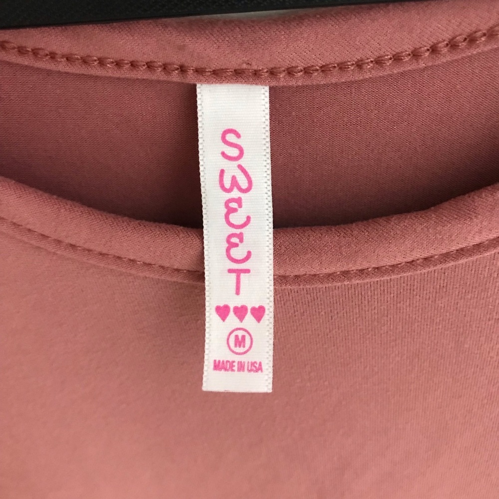 Pink Off the Shoulder Top - Picture 3 of 4